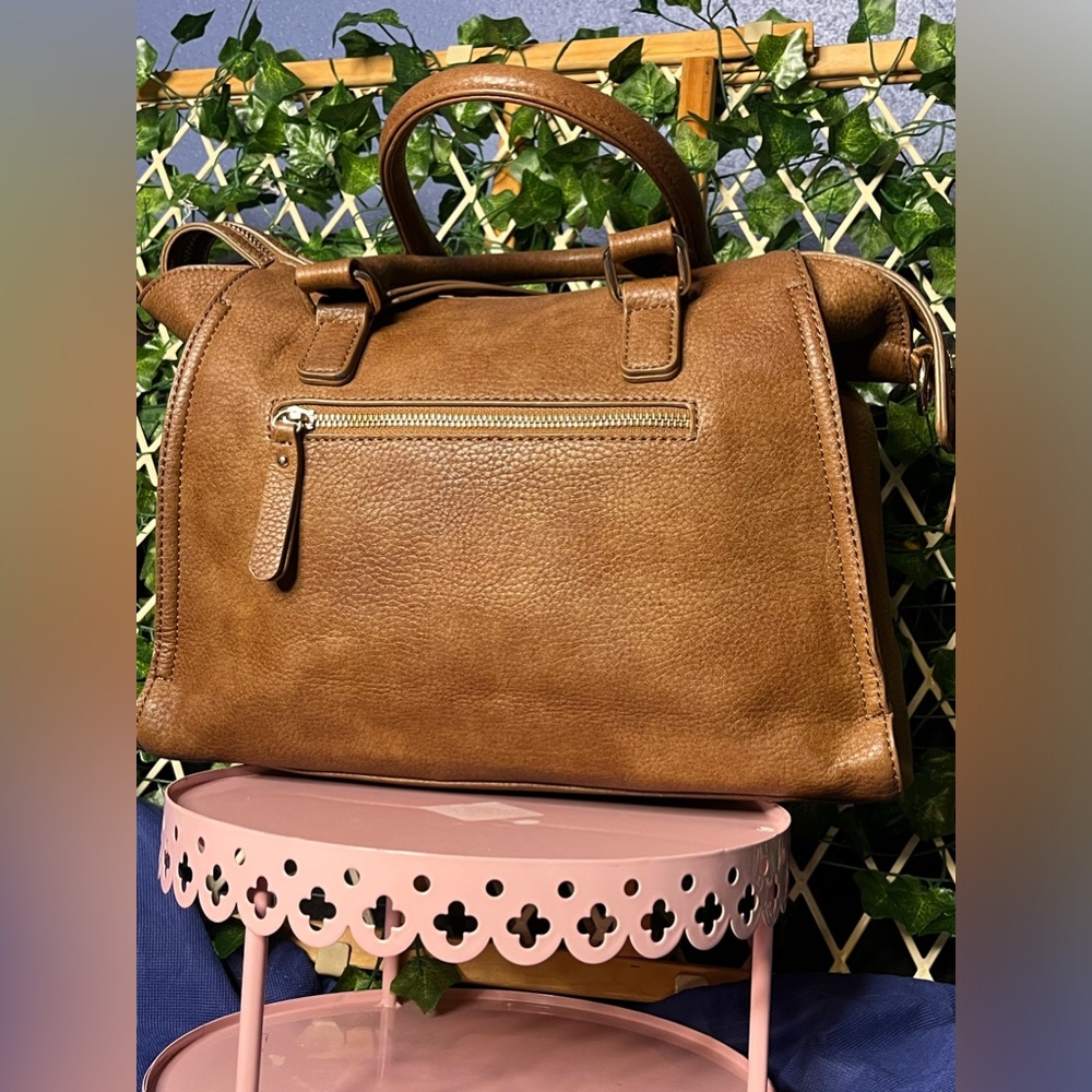 Urban Expressions 100% Vegan leather satchel shoulder-bag